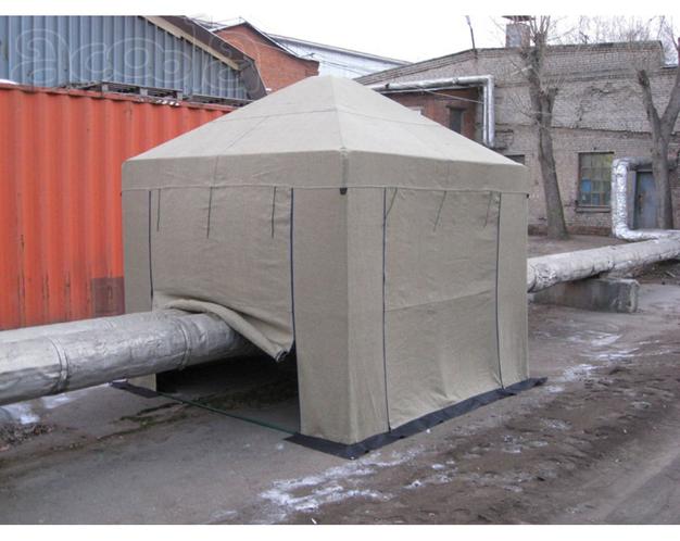 Палатка  Шатер-Компакт. Складная лёгкая конструкция, имеющая малые транспортные размеры.